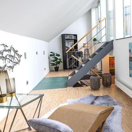 Luxus Wellness Loft - 245Qm - Designwohnen Im Zentrum Gütersloh Exteriör bild