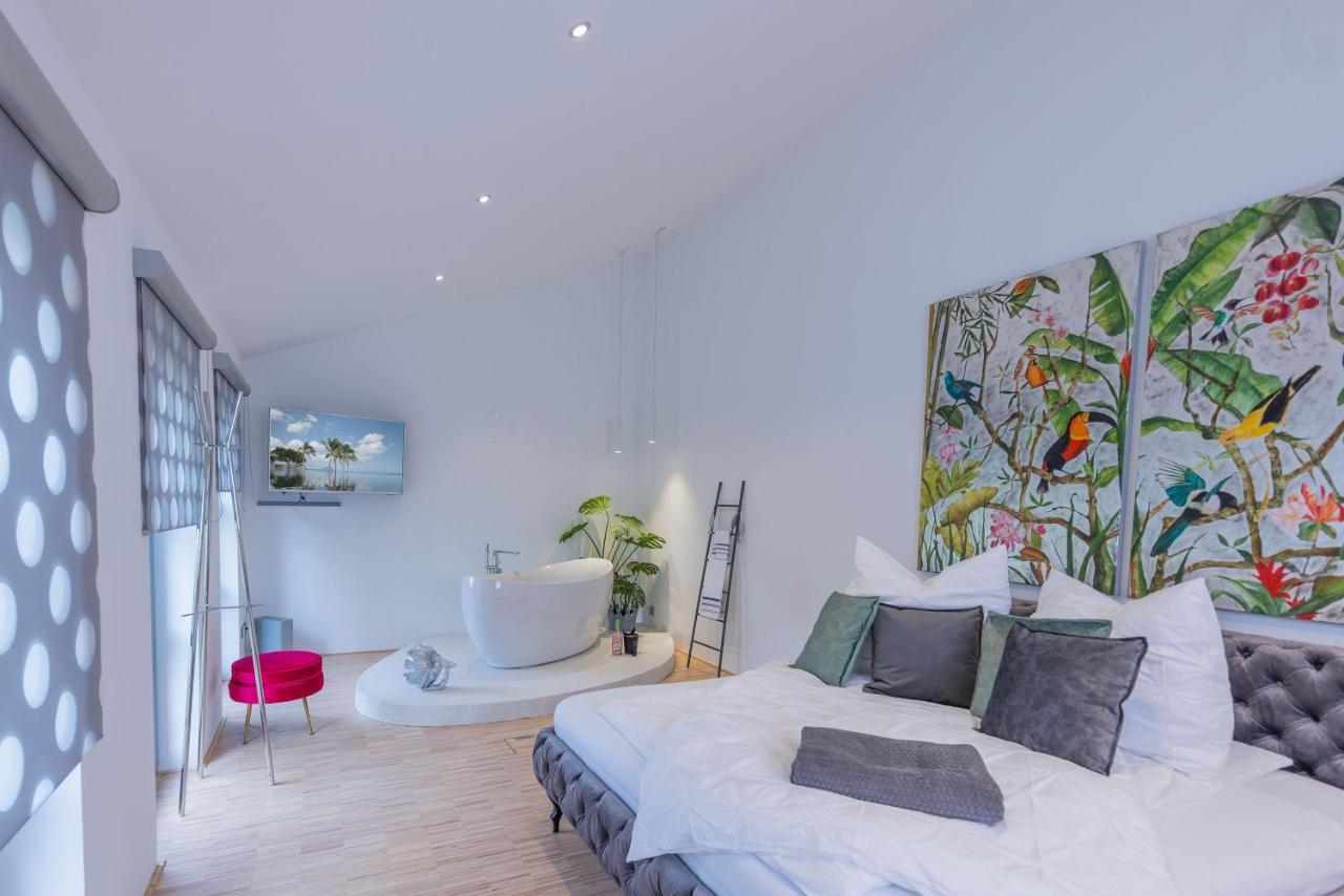 Luxus Wellness Loft - 245Qm - Designwohnen Im Zentrum Gütersloh Exteriör bild