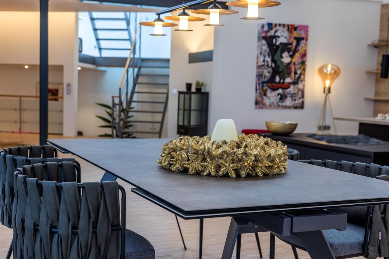 Luxus Wellness Loft - 245Qm - Designwohnen Im Zentrum Gütersloh Exteriör bild