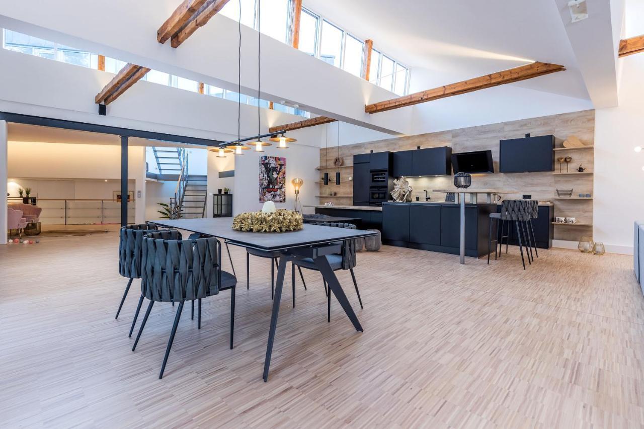 Luxus Wellness Loft - 245Qm - Designwohnen Im Zentrum Gütersloh Exteriör bild