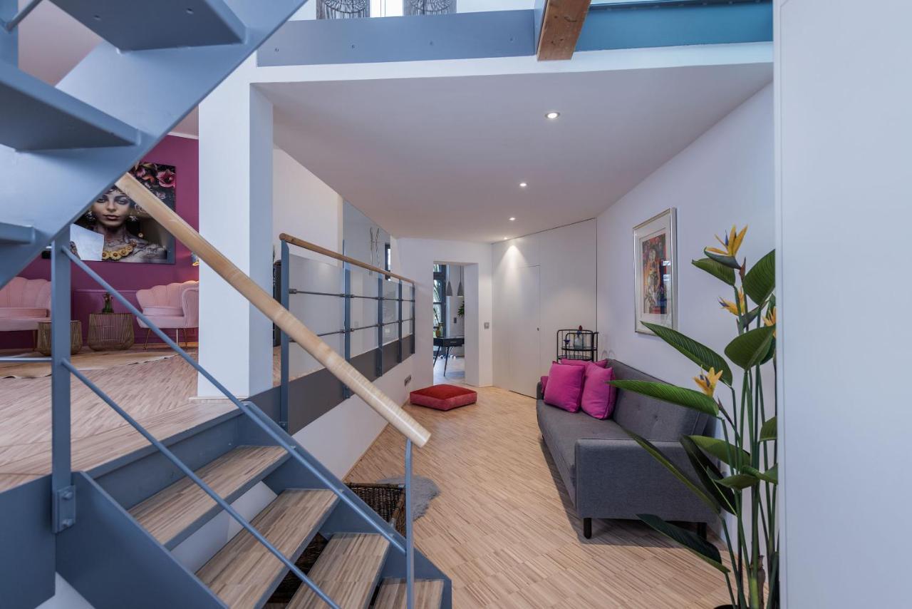 Luxus Wellness Loft - 245Qm - Designwohnen Im Zentrum Gütersloh Exteriör bild