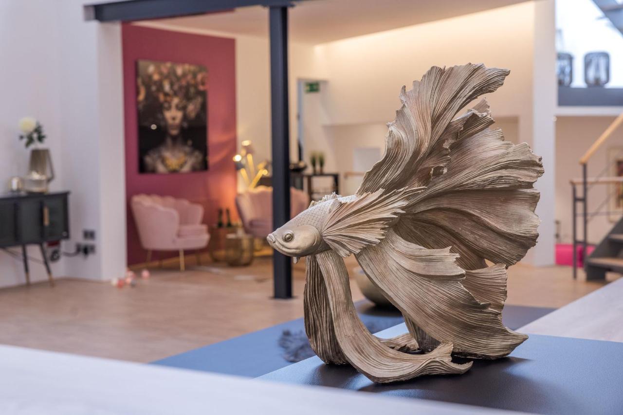 Luxus Wellness Loft - 245Qm - Designwohnen Im Zentrum Gütersloh Exteriör bild