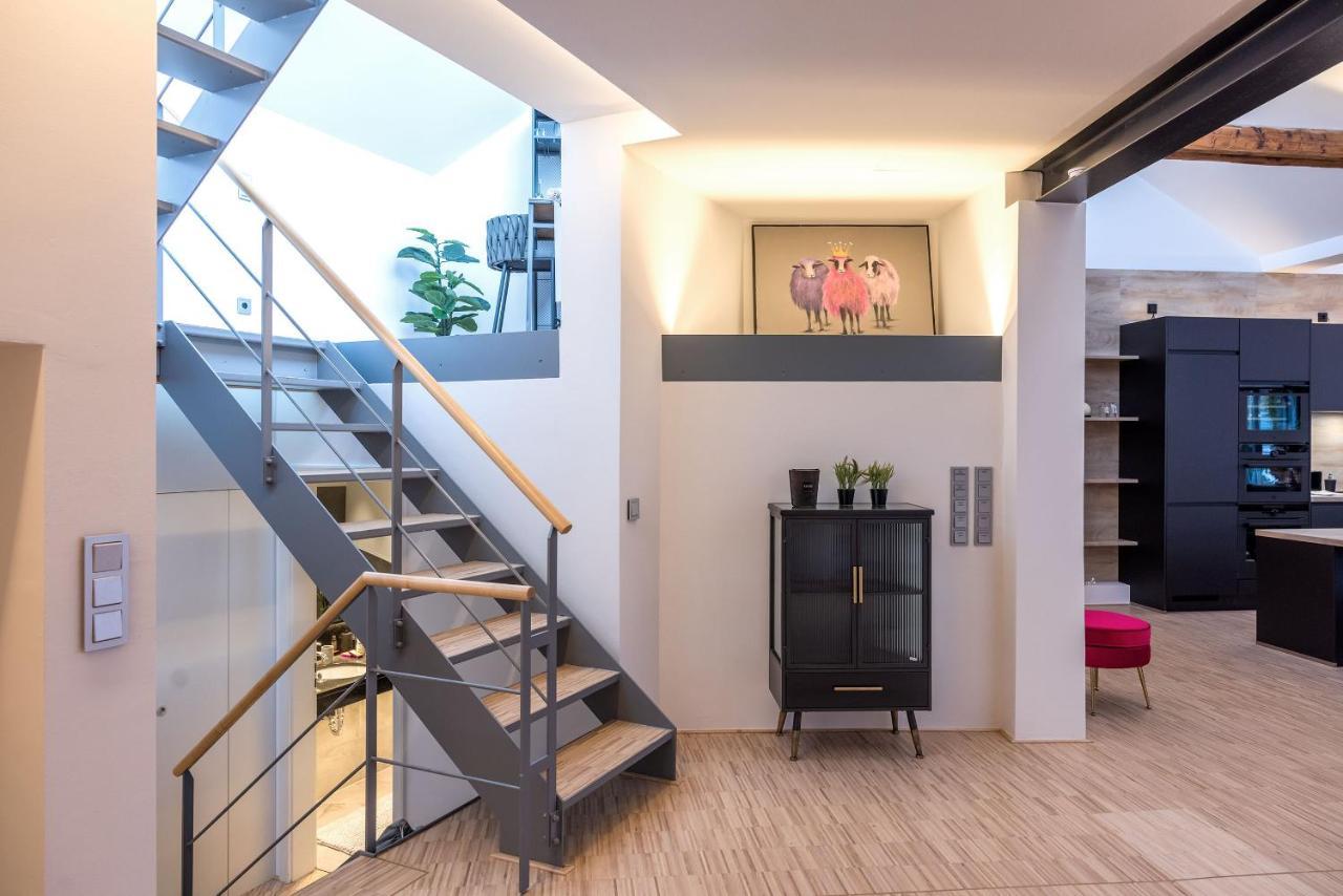 Luxus Wellness Loft - 245Qm - Designwohnen Im Zentrum Gütersloh Exteriör bild