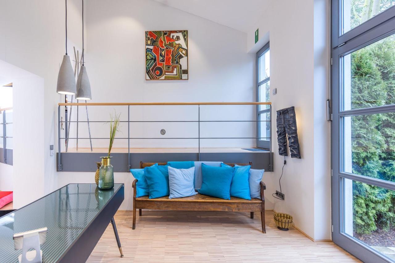 Luxus Wellness Loft - 245Qm - Designwohnen Im Zentrum Gütersloh Exteriör bild